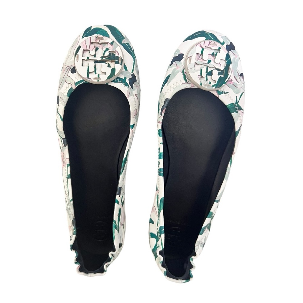 Tory Burch In Desert Bloom Prints travel ballet flats sz 8